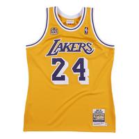 Mitchell & Ness Men's Los Angeles Lakers Kobe Bryant 60th Anniversary Patch Authentic Jersey